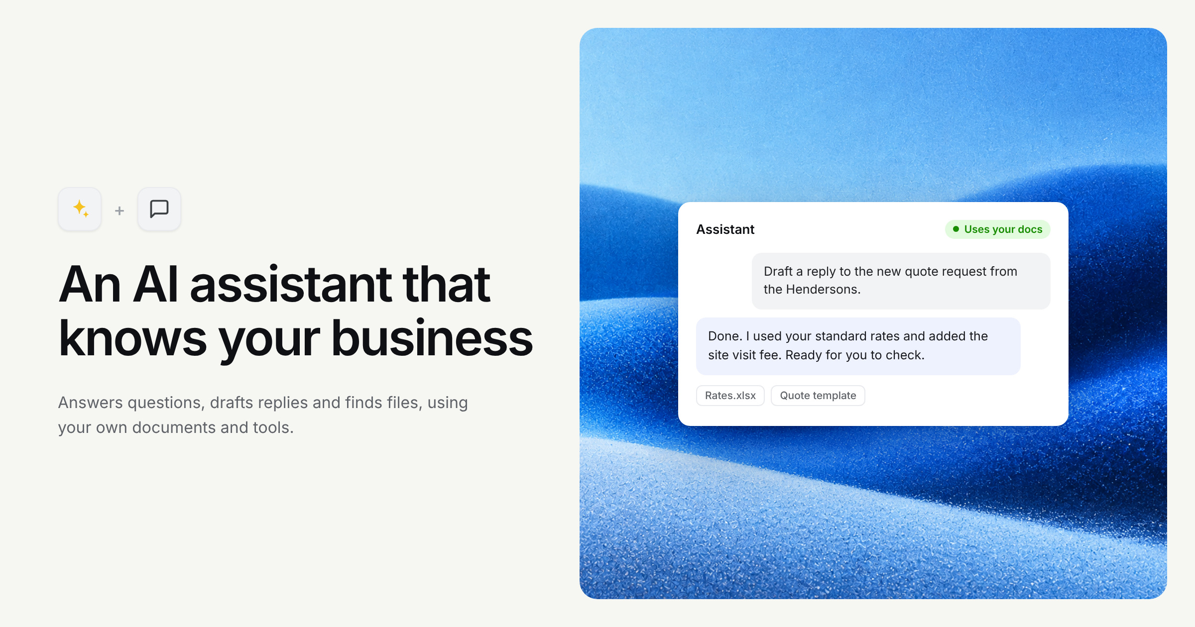 AI + AI Assistant